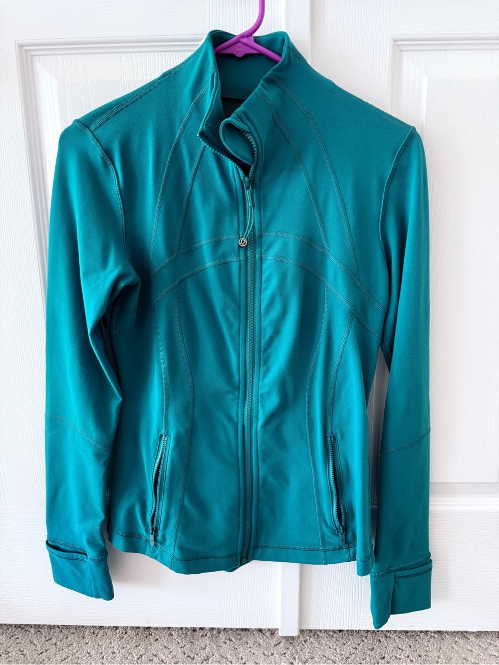 Lululemon Define Jacket Teal/Turquoise Blue Size 6